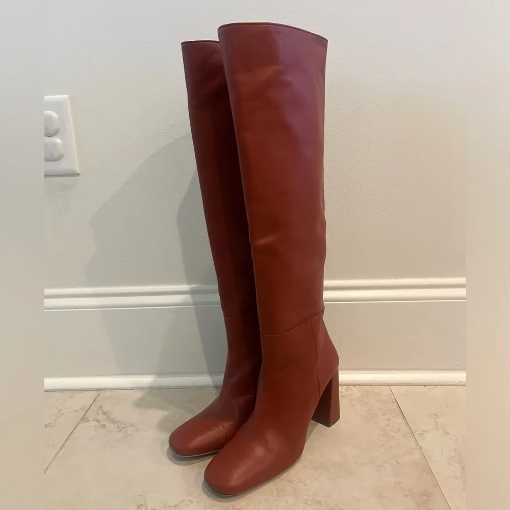 STAUD Brown Leather Boots
With dust bag - Picture 2 of 8